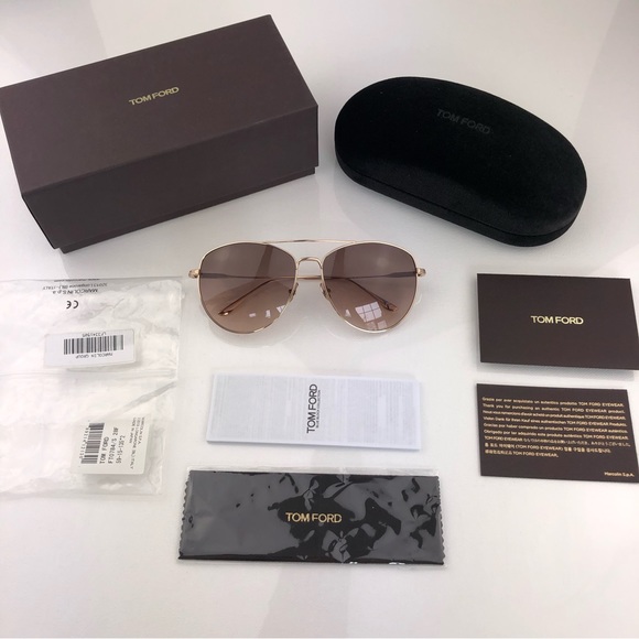 New TOM FORD Milla Aviator Sunglasses FT0784 28F - Picture 2 of 15